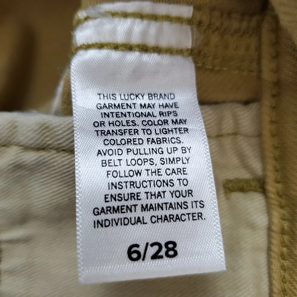 Lucky Brand Mid Rise Crop Wide Leg Jean Color Bronze Mist Size 30 - Picture 10 of 16